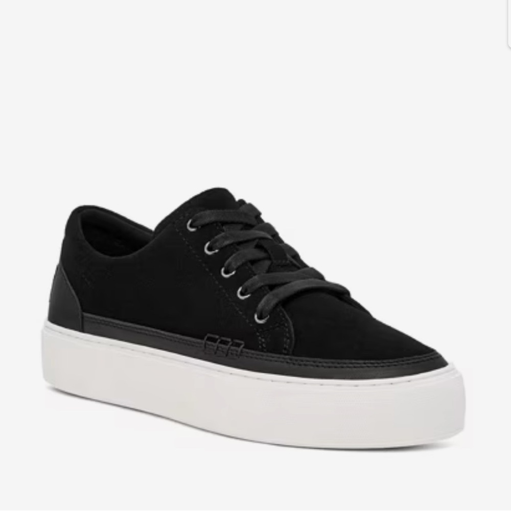 UGG Zilo Black Suede Women's Sneakers